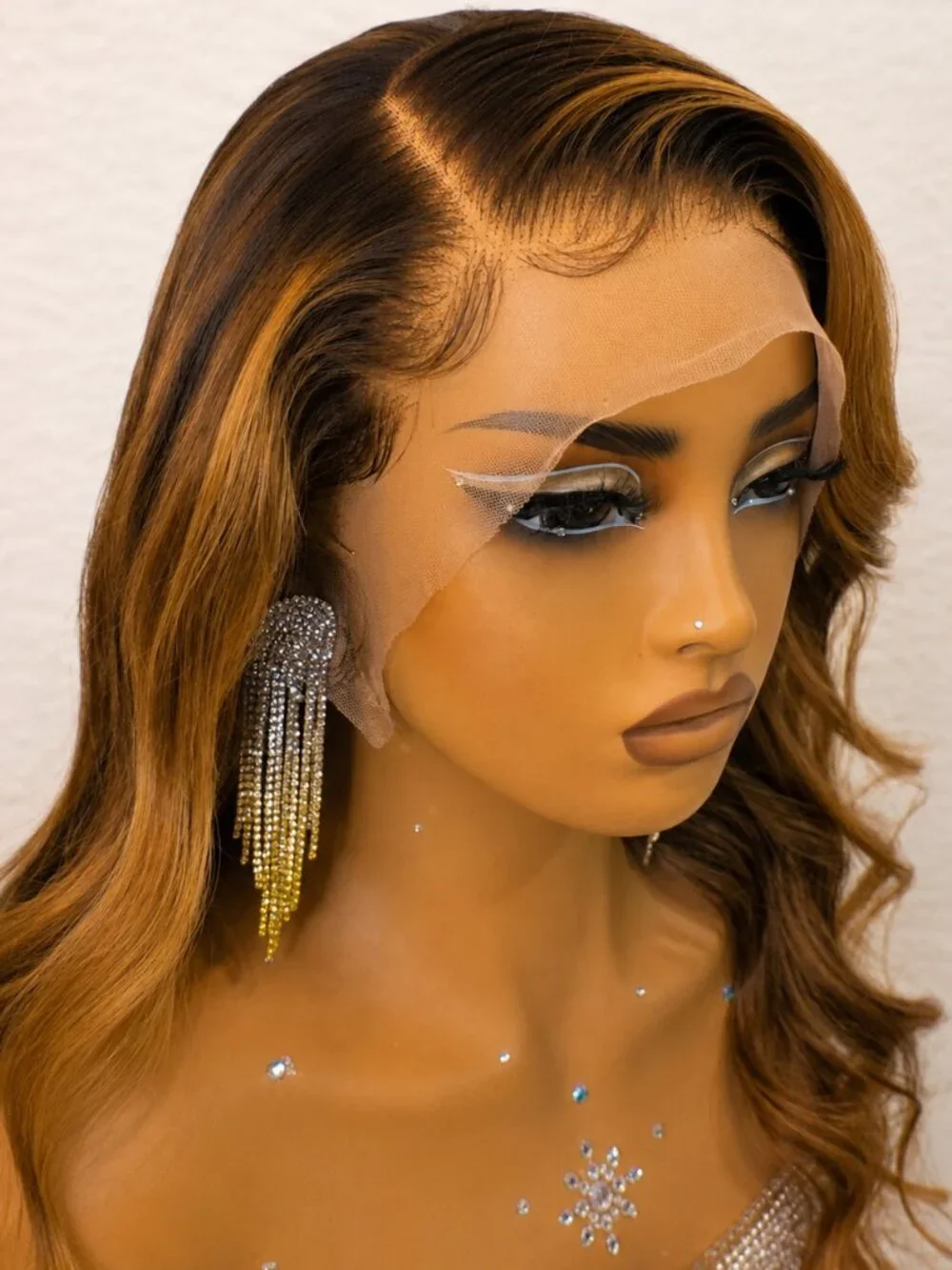 ✨18-20 Inch Ombre Dimensional Balayage Lace Wig 13x6 1b/30/27